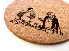 Fold in the Cheese Cork Trivet