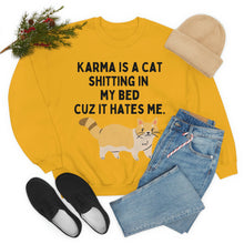 Karma is a Cat Unisex Crewneck Sweatshirt