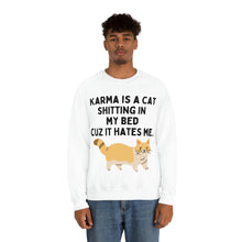 Karma is a Cat Unisex Crewneck Sweatshirt