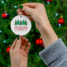 The Treetops Glisten Porcelain Ornament