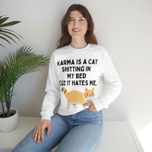 Karma is a Cat Unisex Crewneck Sweatshirt