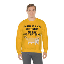 Karma is a Cat Unisex Crewneck Sweatshirt