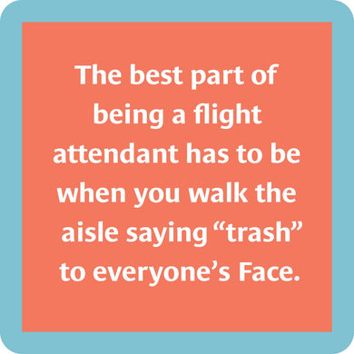 Flight Attendant Coaster