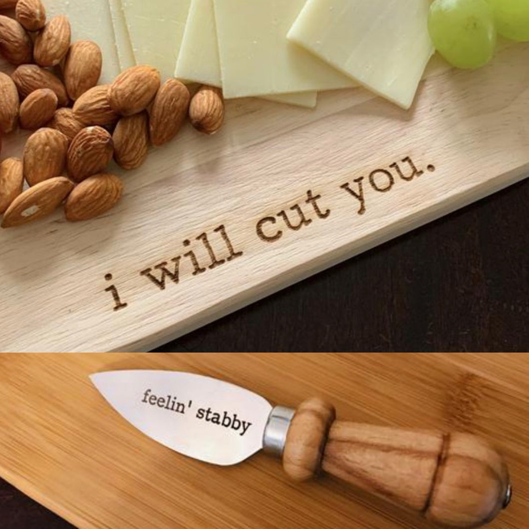 Cutting Board & Knife Set