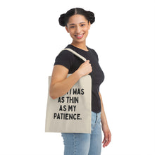 Thin Patience Tote Bag