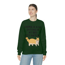 Karma is a Cat Unisex Crewneck Sweatshirt
