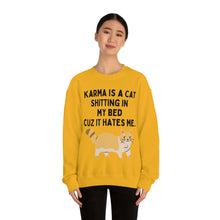 Karma is a Cat Unisex Crewneck Sweatshirt