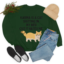Karma is a Cat Unisex Crewneck Sweatshirt