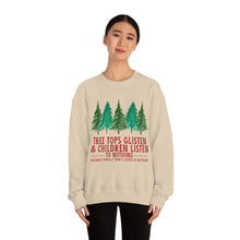 The Treetops Glisten Unisex Crewneck Sweatshirt