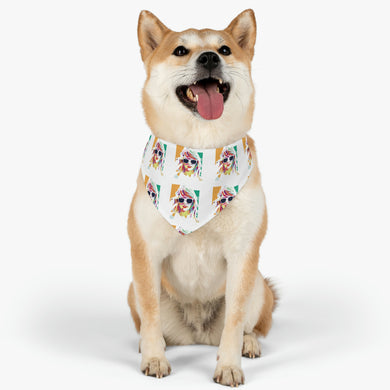 Taylor Mosaic Pet Bandana Collar