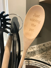 Stirring the Pot Wooden Spoon