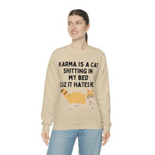 Karma is a Cat Unisex Crewneck Sweatshirt