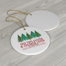 The Treetops Glisten Porcelain Ornament