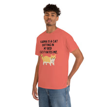 Karma is a Cat Unisex Heavy Cotton Tee