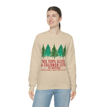 The Treetops Glisten Unisex Crewneck Sweatshirt
