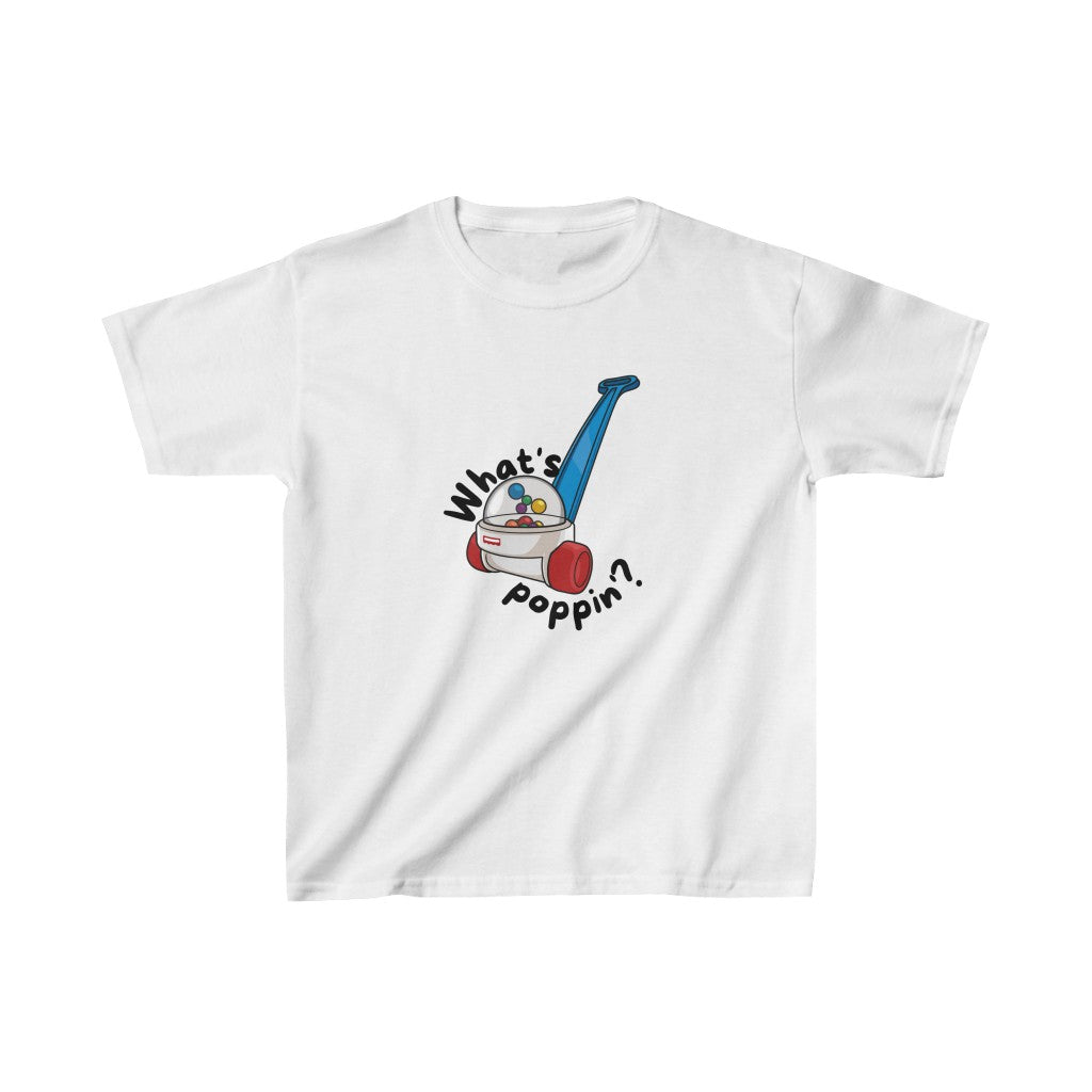 What's Poppin' Kids Cotton Tee