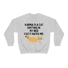 Karma is a Cat Unisex Crewneck Sweatshirt