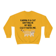 Karma is a Cat Unisex Crewneck Sweatshirt