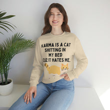 Karma is a Cat Unisex Crewneck Sweatshirt