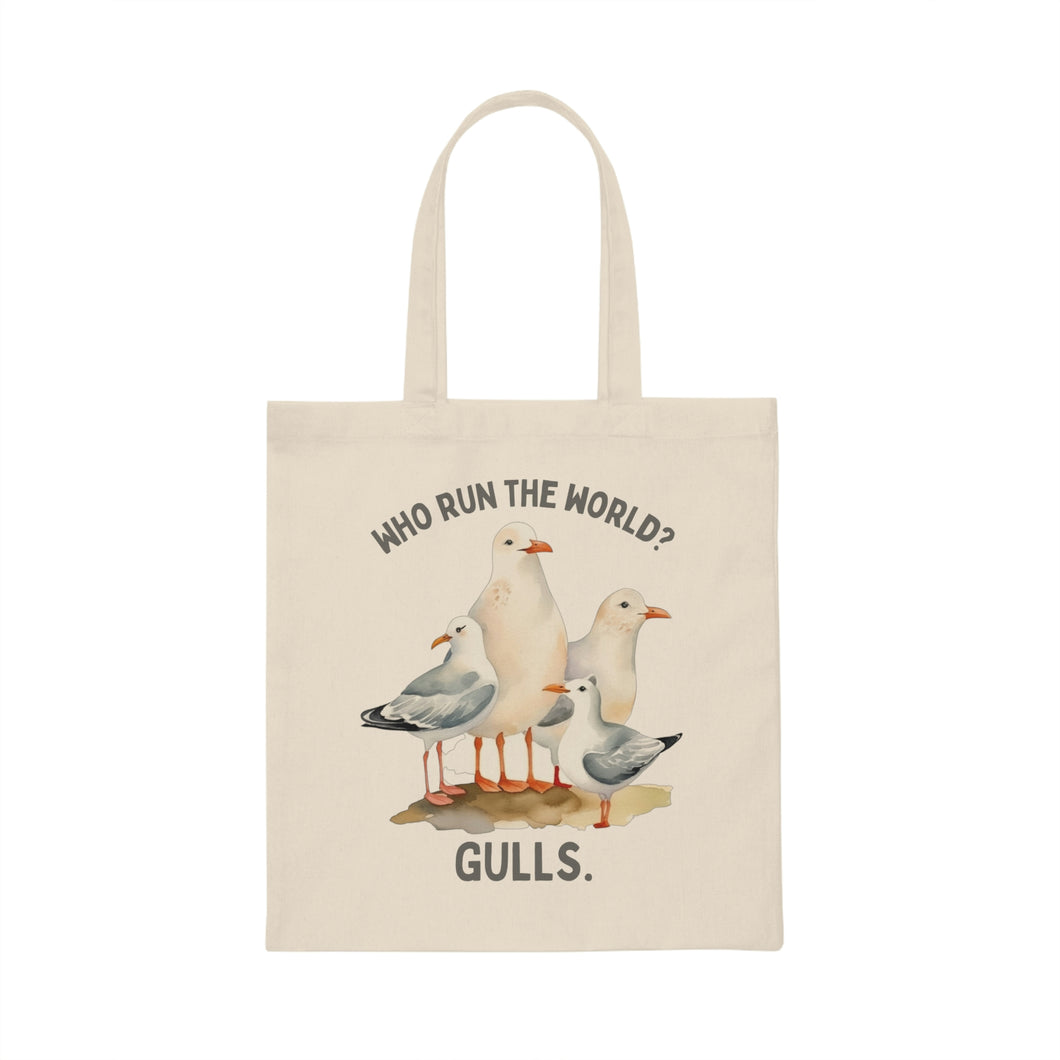 Who Run the World? Canvas Tote Bag