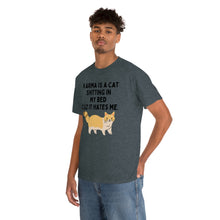 Karma is a Cat Unisex Heavy Cotton Tee