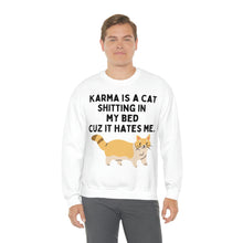Karma is a Cat Unisex Crewneck Sweatshirt