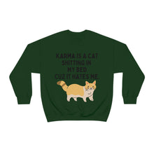 Karma is a Cat Unisex Crewneck Sweatshirt