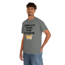 Karma is a Cat Unisex Heavy Cotton Tee