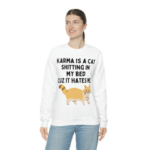 Karma is a Cat Unisex Crewneck Sweatshirt