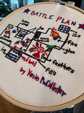 Home Alone Battle Plan Embroidery Hoop