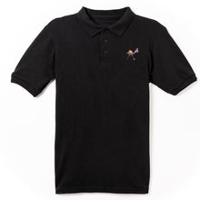 Grill Black Adult Embroidered Polo