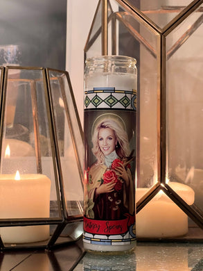 Britney Spears Prayer Candle