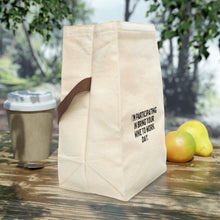 Bring Your Wine to Work Day Canvas Lunch Bag With Strap