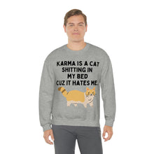 Karma is a Cat Unisex Crewneck Sweatshirt