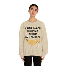 Karma is a Cat Unisex Crewneck Sweatshirt