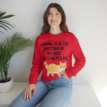 Karma is a Cat Unisex Crewneck Sweatshirt