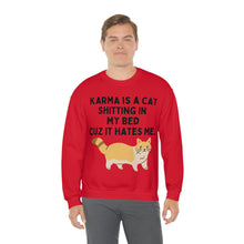 Karma is a Cat Unisex Crewneck Sweatshirt