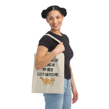 Karma is a Cat Cotton Tote Bag