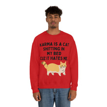Karma is a Cat Unisex Crewneck Sweatshirt