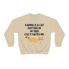 Karma is a Cat Unisex Crewneck Sweatshirt