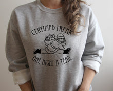 Certified Freak Unisex Sweatshirt with Black Imprint