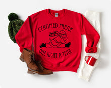 Certified Freak Unisex Sweatshirt with Black Imprint