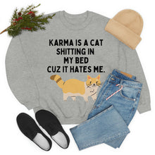 Karma is a Cat Unisex Crewneck Sweatshirt