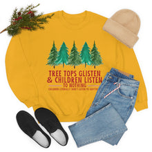 The Treetops Glisten Unisex Crewneck Sweatshirt
