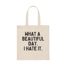 Beautiful Day Cotton Tote Bag