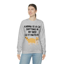 Karma is a Cat Unisex Crewneck Sweatshirt