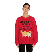 Karma is a Cat Unisex Crewneck Sweatshirt