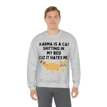 Karma is a Cat Unisex Crewneck Sweatshirt