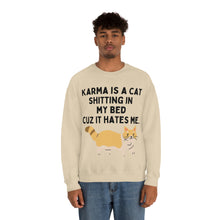 Karma is a Cat Unisex Crewneck Sweatshirt