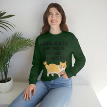 Karma is a Cat Unisex Crewneck Sweatshirt